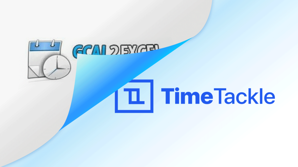 Gcal2Excel is now TimeTackle