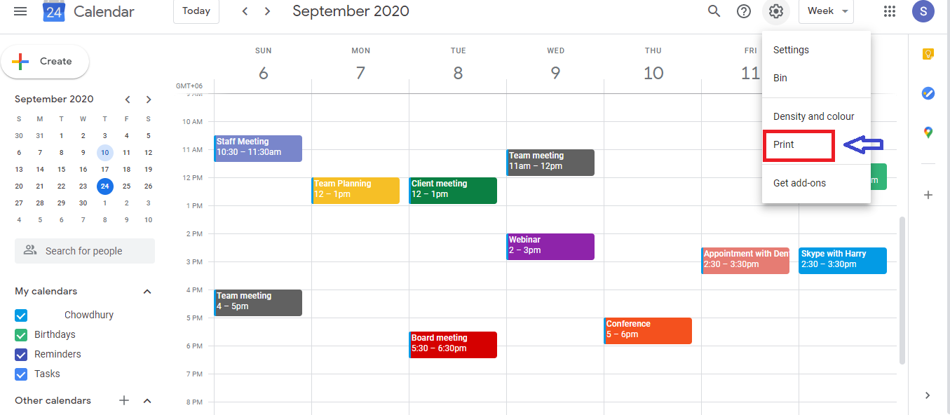 How to print Google calendar easy steps (with pictures)