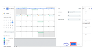 How to print Google calendar: easy steps (with pictures)