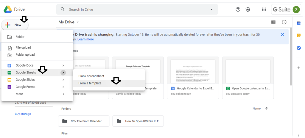 Does Google Drive Have A Calendar Template Boyles Whithre