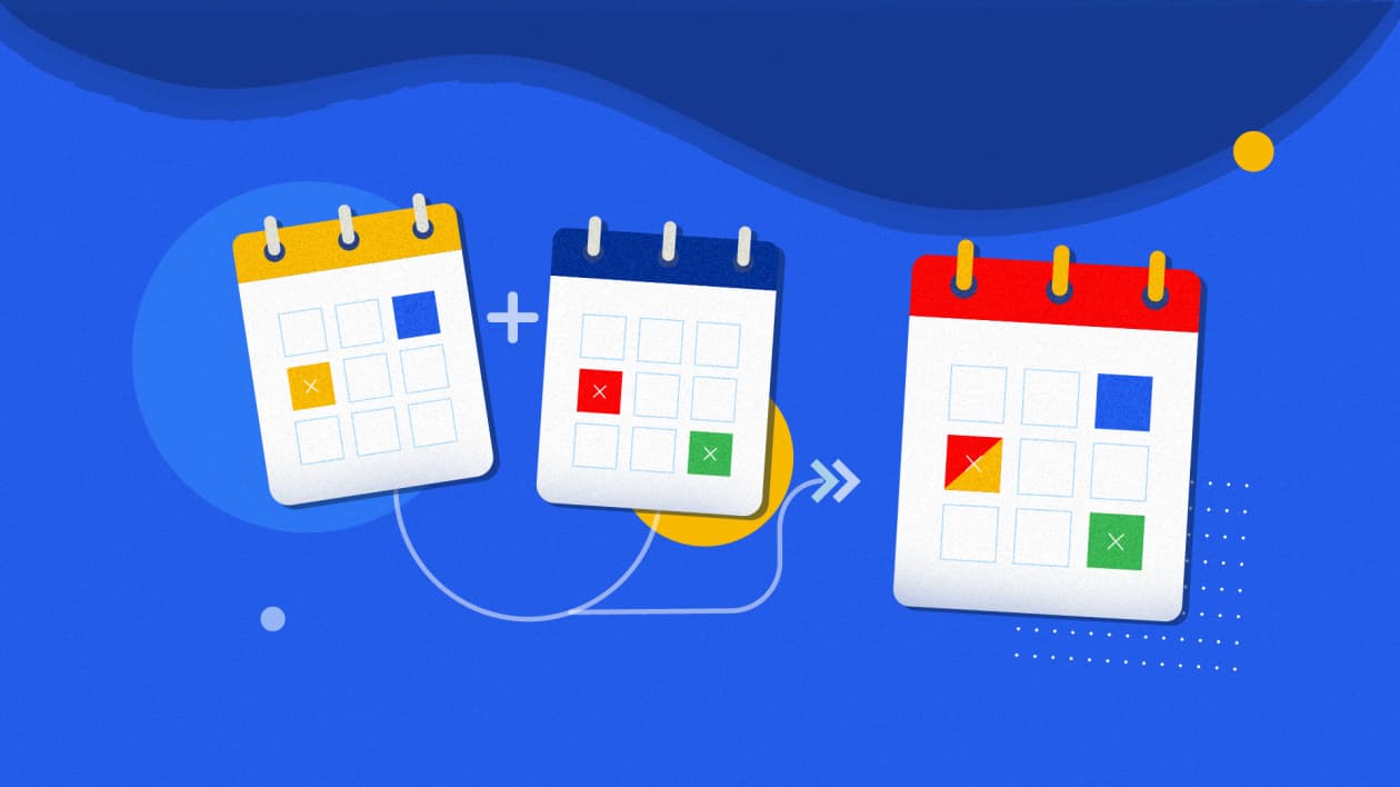 How to merge multiple Google calendars into one Tackle