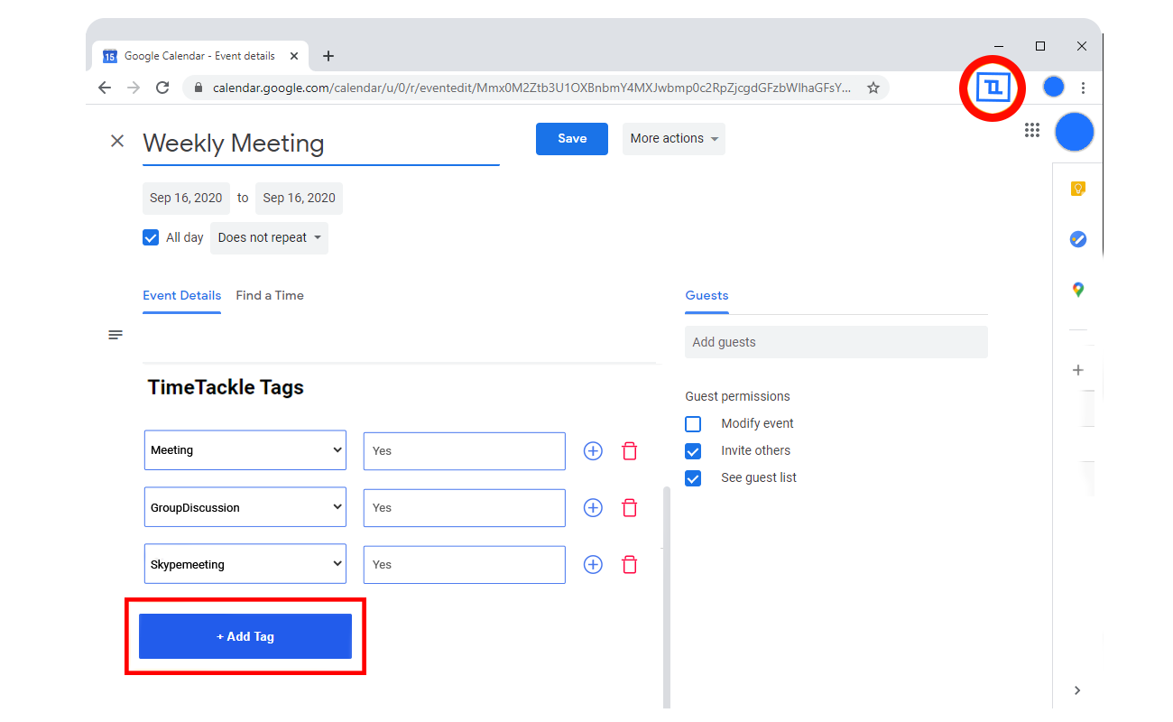 Tracking And Analysis With Google Calendar Time Tracking - Tackle