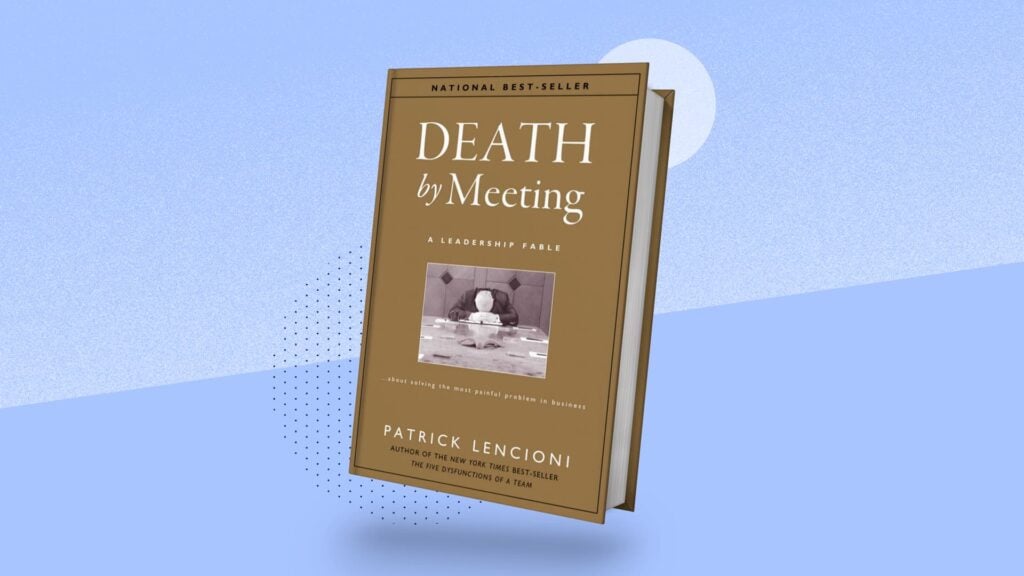 Book review blog - Death By Meeting