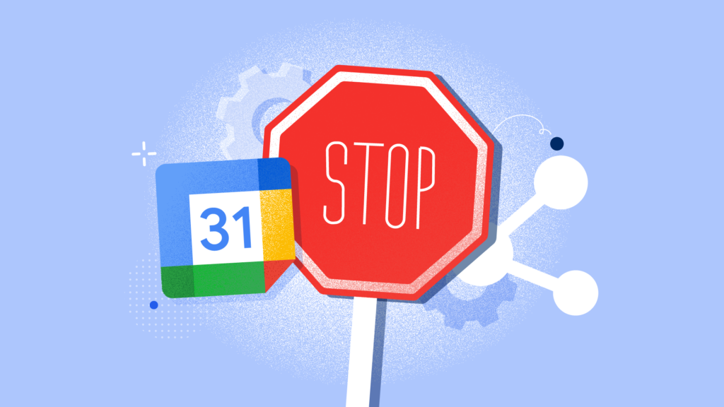 How to stop sharing google calendar