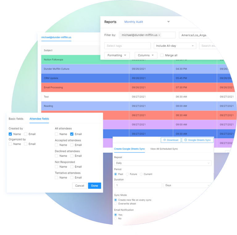 sync with google calendar