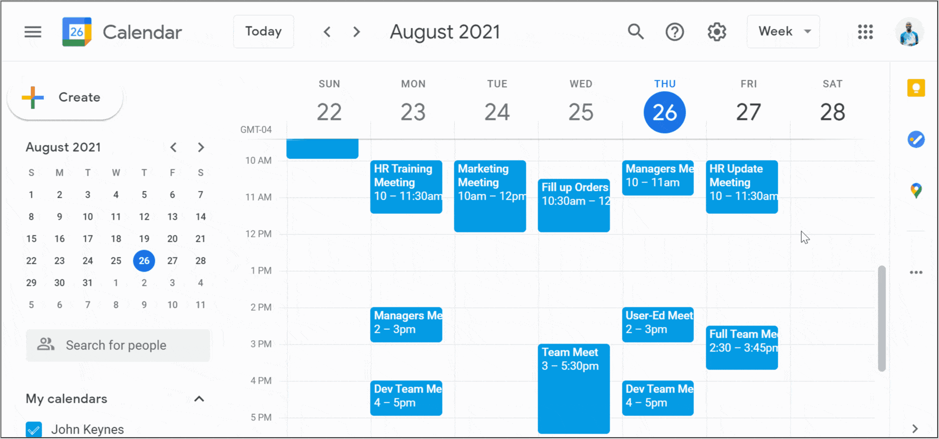 Tracking and analysis with Google Calendar time tracking Tackle