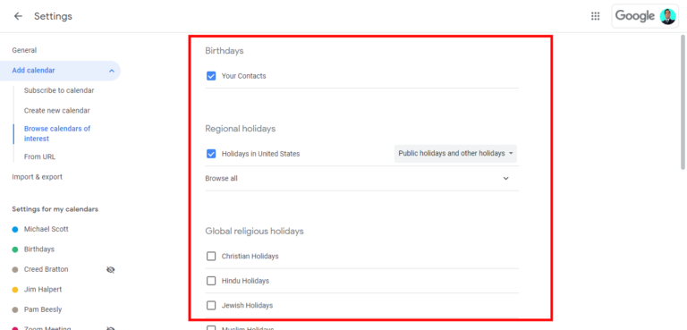 How to merge multiple Google calendars into one - Tackle