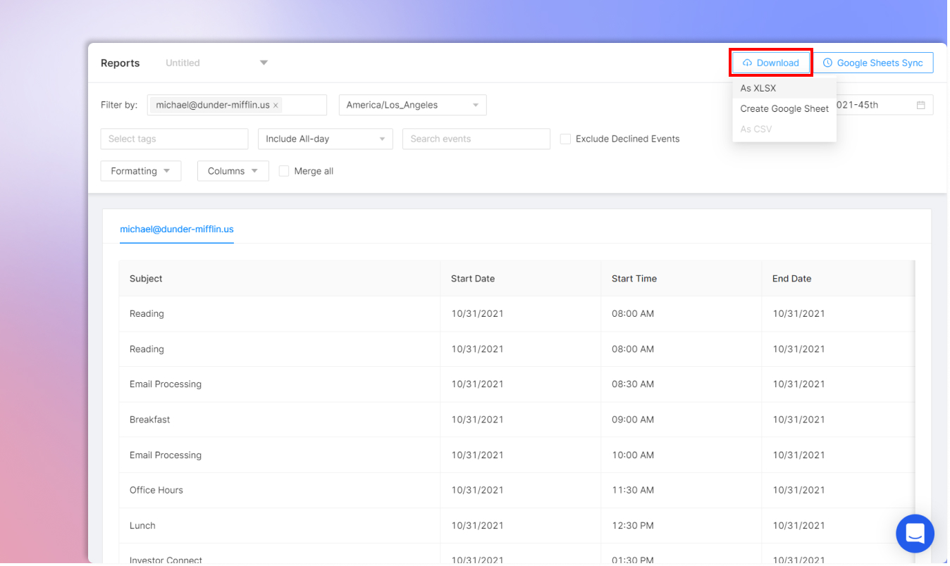 Export Google Calendar To Excel Manually And Automatically