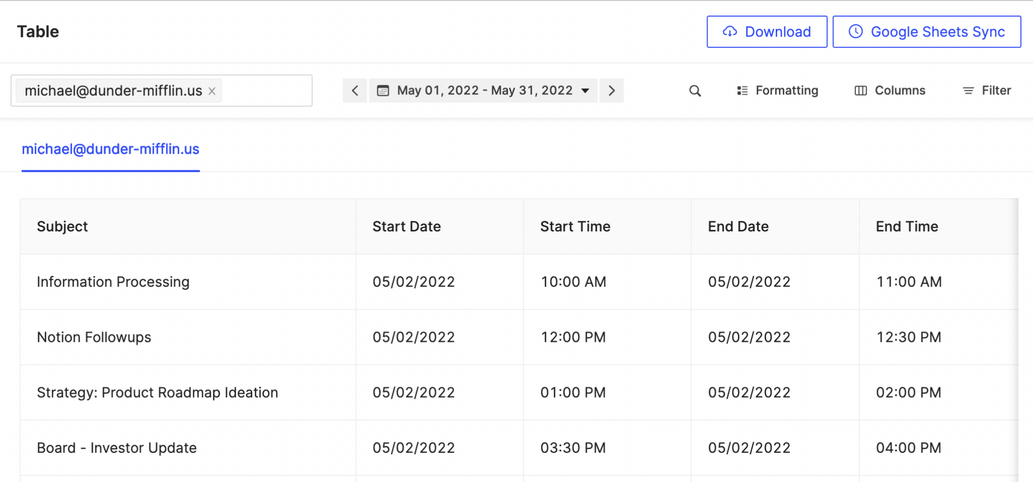 Export Calendar To Excel Tackle