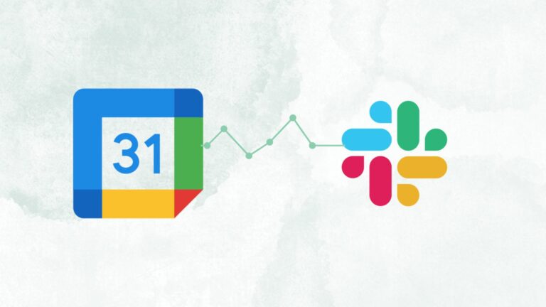 how to integrate google calendar with slack