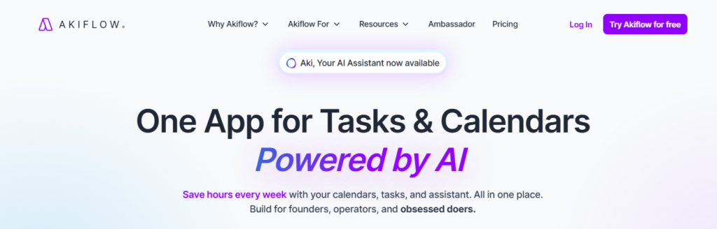 aki flow - Timeboxing Templates