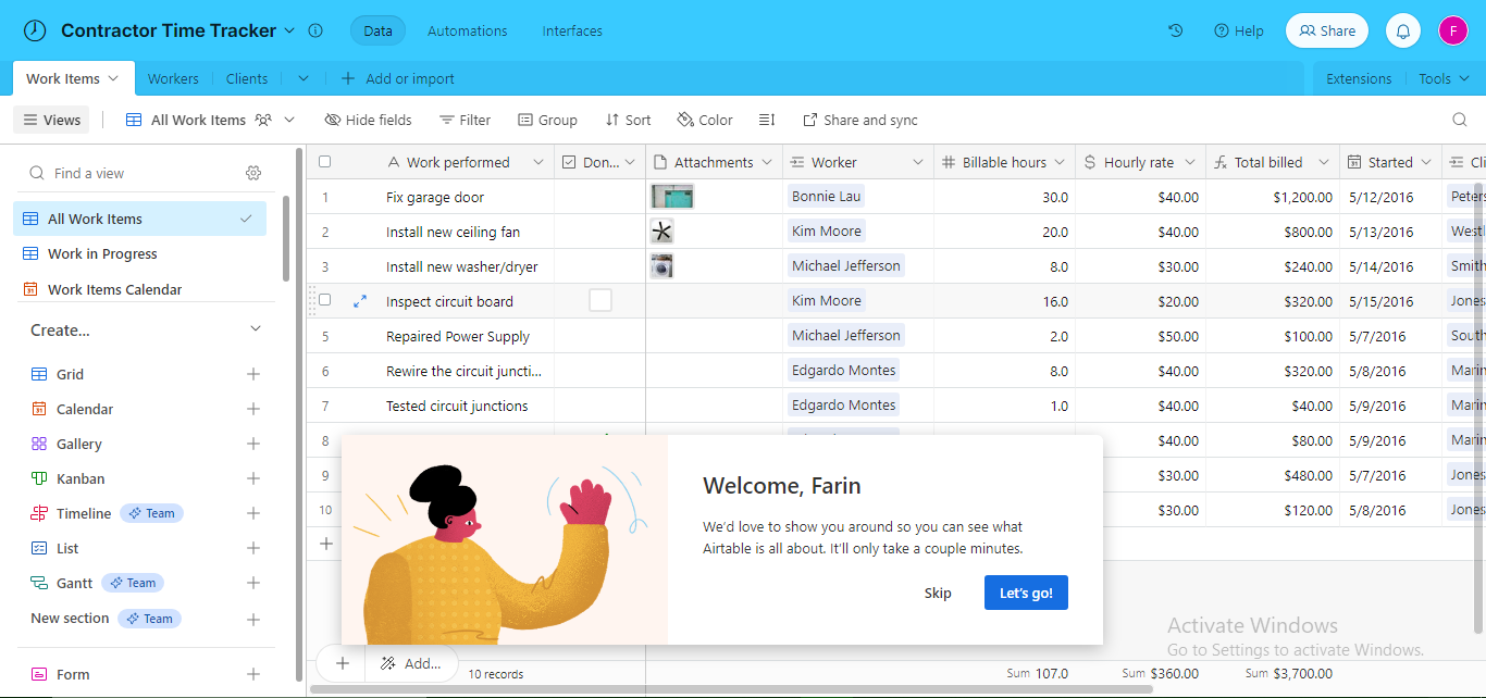 A Guide to Airtable Time Tracking & 5 Best Alternatives - Tackle