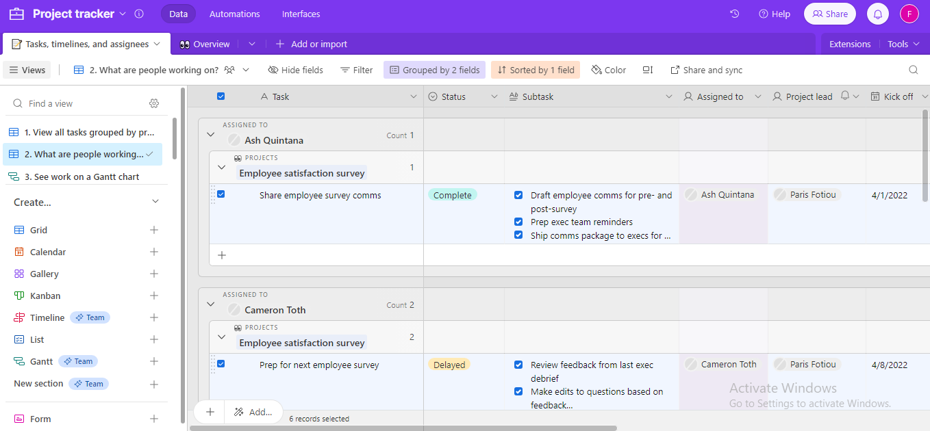 A Guide to Airtable Time Tracking & 5 Best Alternatives - Tackle