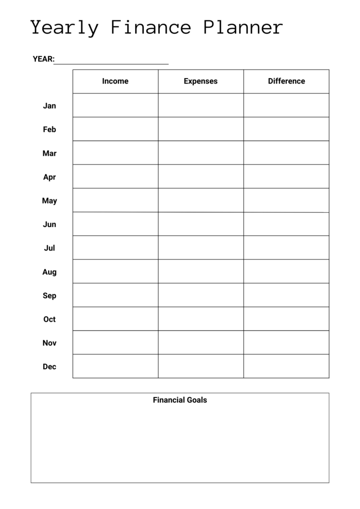 Top 10 yearly planner template for 2024 - Tackle