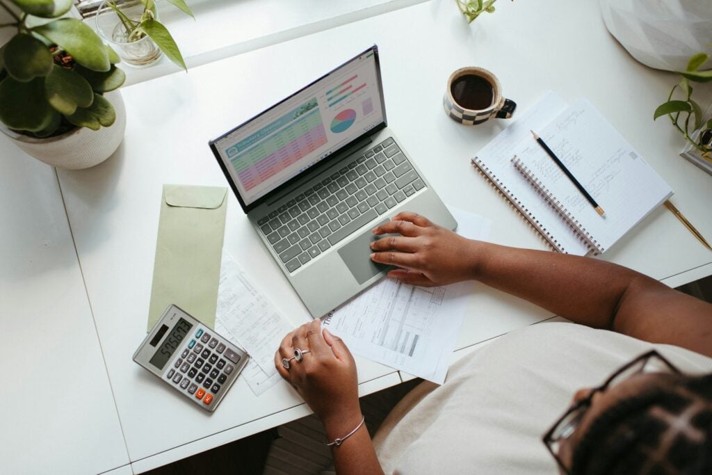 Person Scheduling on Laptop - Daily schedule excel template
