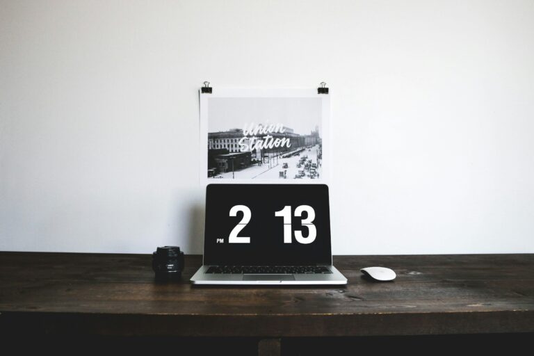 time on a laptop - Automated Timesheets