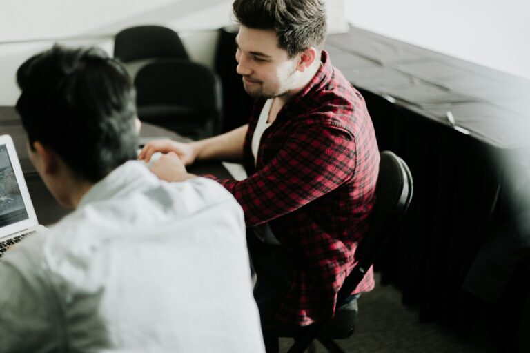 Men Talking - Time Tracking Software for Developers