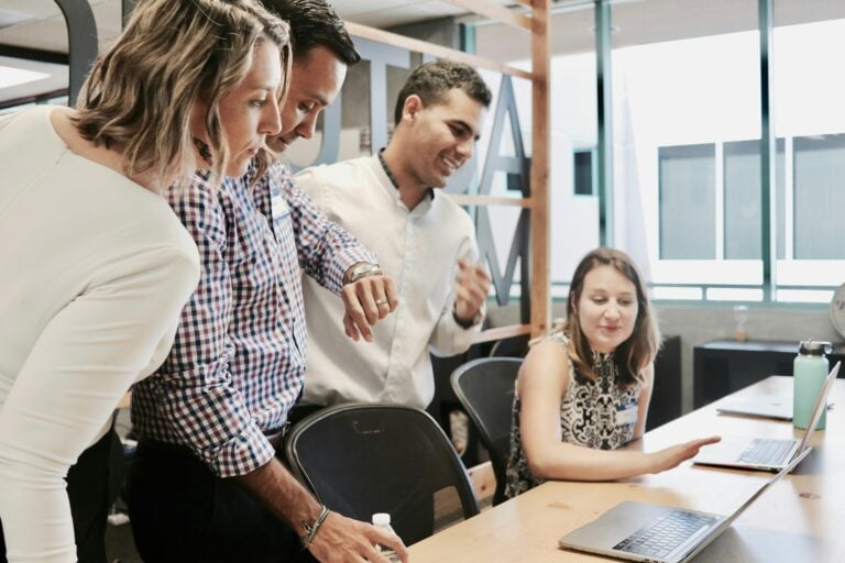 employees in an office - Billable Hours vs Actual Hours