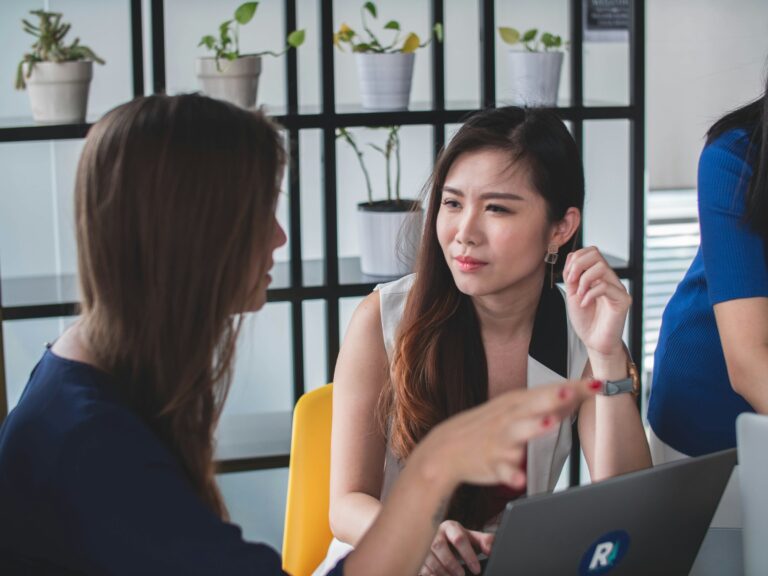 Workers Discussing - Sling Alternatives