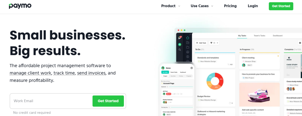 paymo - QuickBooks Alternatives