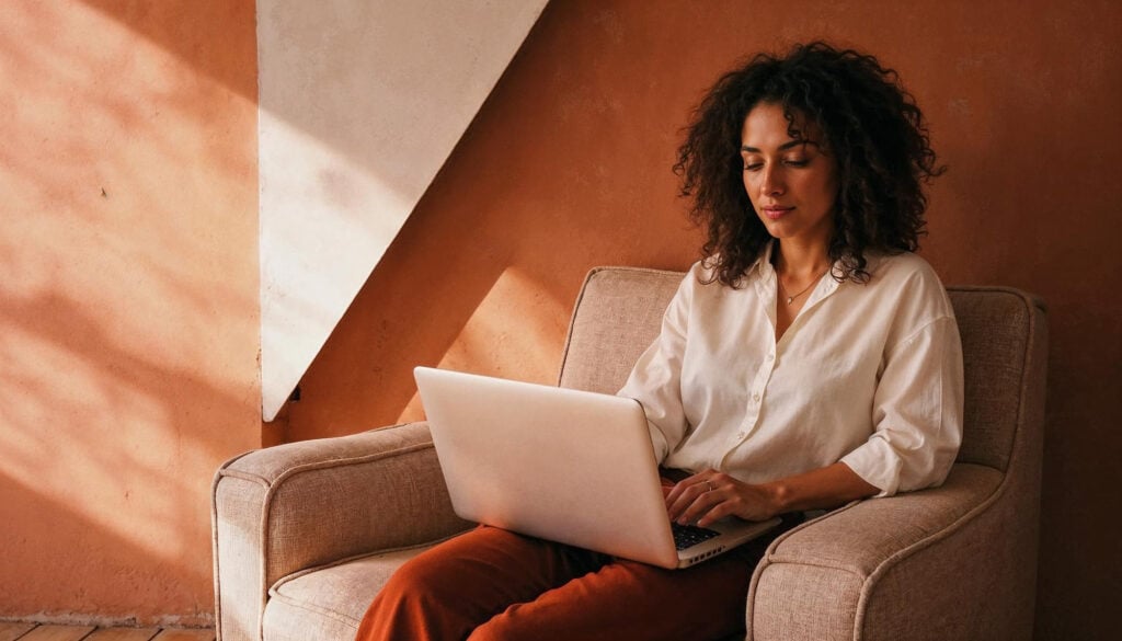 woman on a laptop - Monday.com vs Basecamp