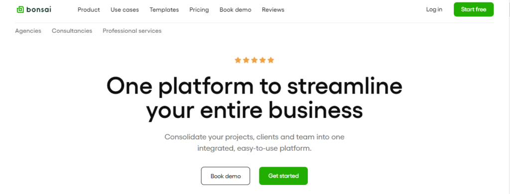 hello bonsai - Best Agency Project Management Software