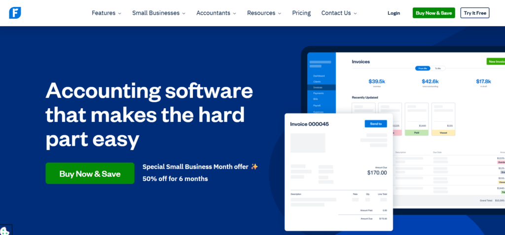 FreshBooks - Freshbooks vs Quickbooks