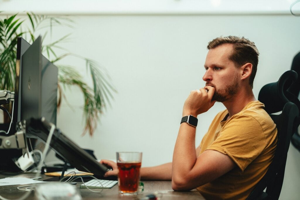 Person Working - Agency Resource Management Software
