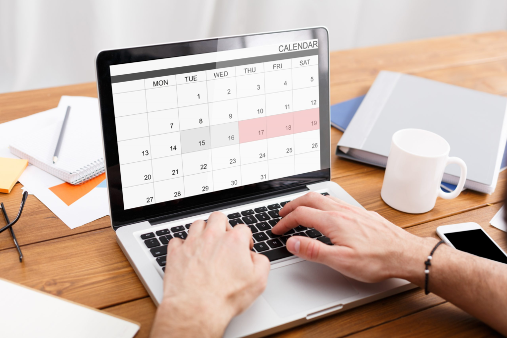 man using a calendar - How Many Weekend Days in a Year