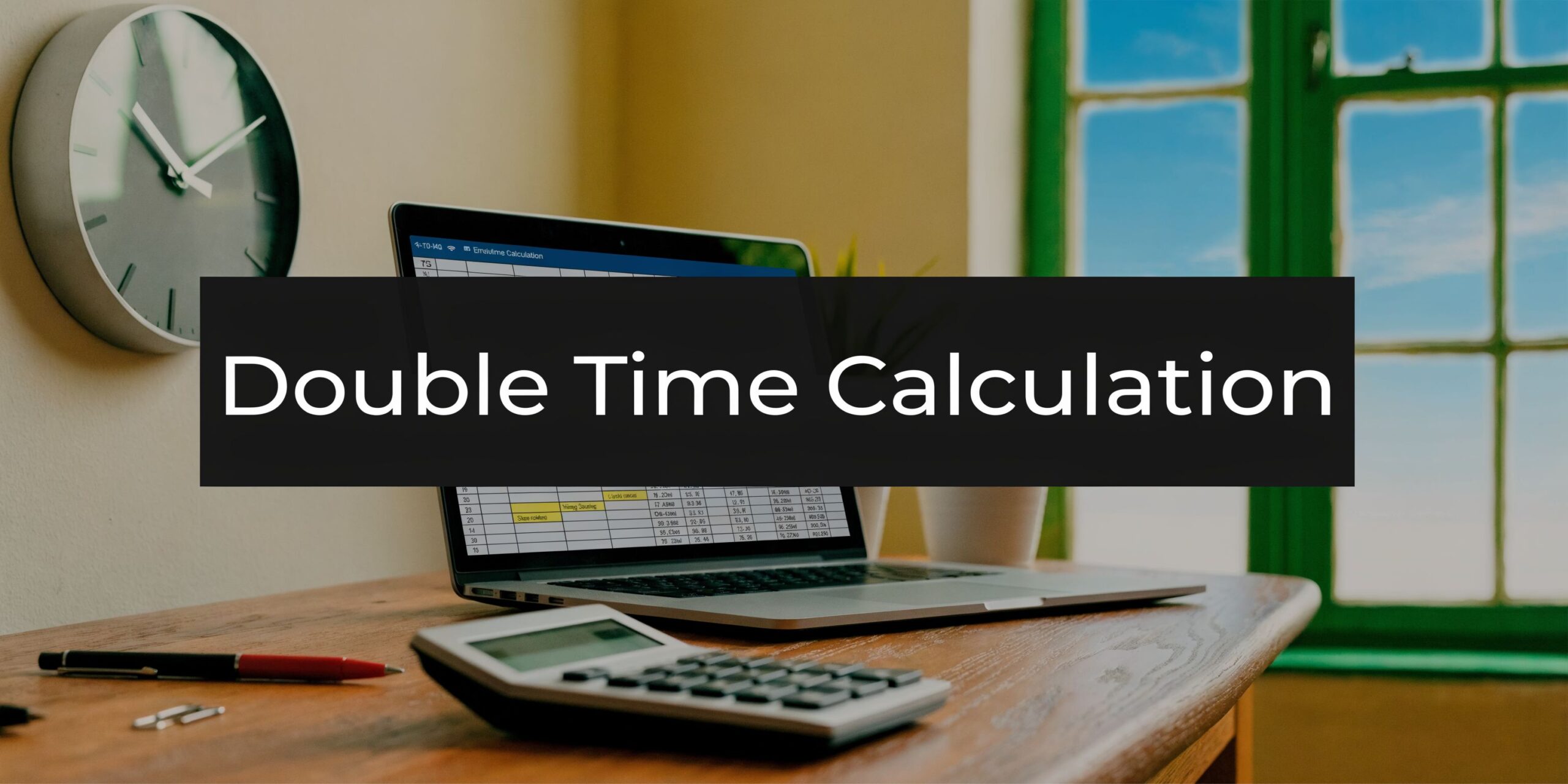 Double Time Rates Rules Master Double Time Calculation for Agencies