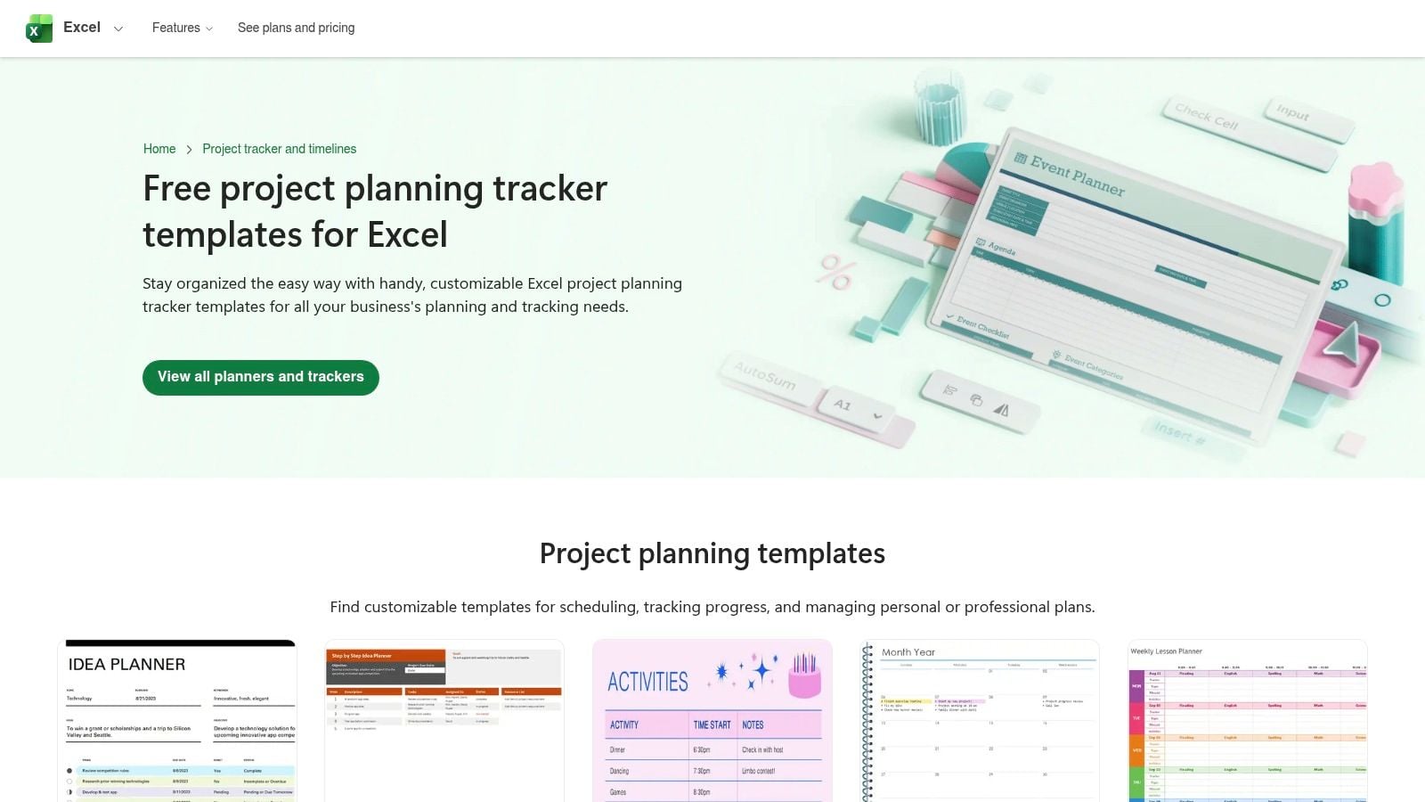Microsoft Create – Health/Workout & Tracker Templates (Excel/Word)