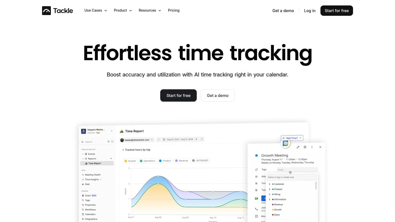 Screenshot from https://www.timetackle.com