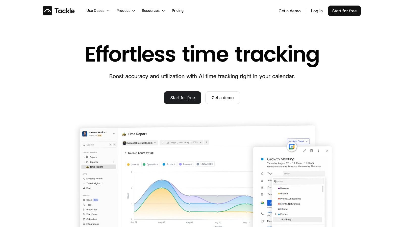 Screenshot from https://www.timetackle.com