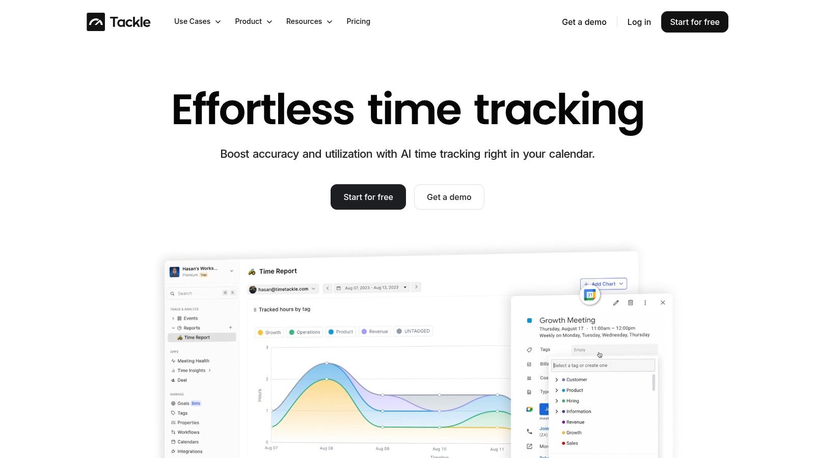 Screenshot from https://www.timetackle.com
