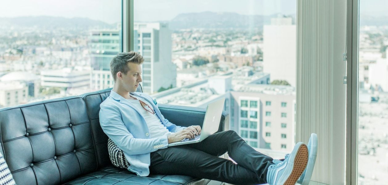 Man Working - Client Project Management